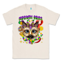 Natural meowdi gras mardi gras cat Classic Tee - CowGirlArtShop