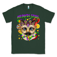 Sports Green meowdi gras mardi gras cat Classic Tee - CowGirlArtShop
