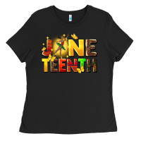 Black juneteen black girl Ladies Tee - CowGirlArtShop