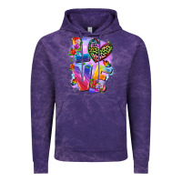 Cloud Purple Love pride Vintage Hoodie - FaDigitalArtStudio