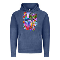 Vintage Denim Love pride Vintage Hoodie - FaDigitalArtStudio