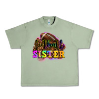 Oil Green football sister Urban Heavy Tee - OliviaCreatesArt