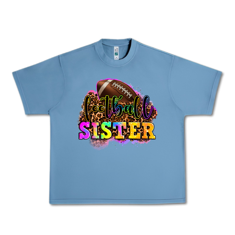 Football Sister Urban Heavy Tee by OliviaCreatesArt | Teevron