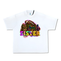 White football sister Urban Heavy Tee - OliviaCreatesArt