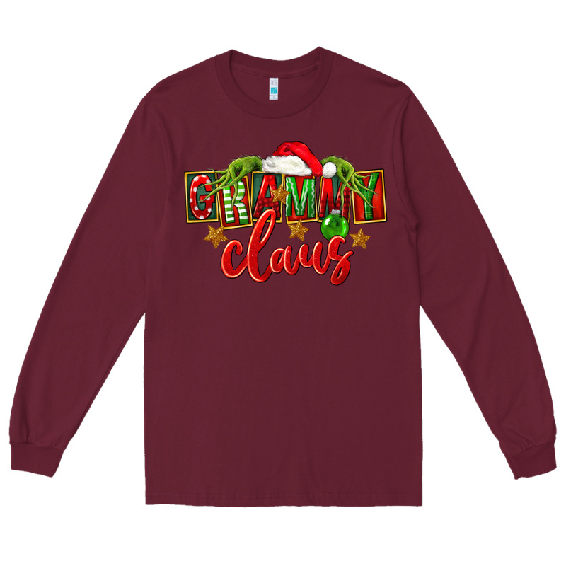 Christmas Grammy Claus Mother's Day Long Sleeve Tee by FaDigitalArtStudio | Teevron