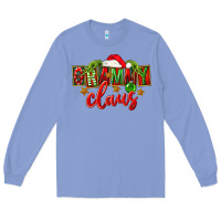 Colony Blue Christmas Grammy Claus Mother's Day Long Sleeve Tee - FaDigitalArtStudio