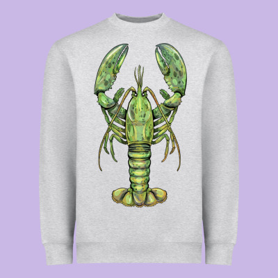 Lobster Heavyweight Sweatshirt Designed By Barkaloodesign