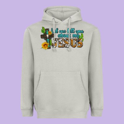 Let Me Tell You About My Jesus Heavyweight Hoodie Designed By Adodesignshop