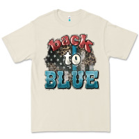Bone Back to blue 4th of july Premium Tee - HowdyJamesFarm