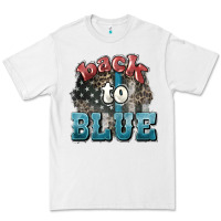 White Back to blue 4th of july Premium Tee - HowdyJamesFarm