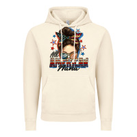 Vintage Artic All American nana messy bun Vintage Hoodie - FaDigitalArtStudio