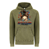Vintage Olive All American nana messy bun Vintage Hoodie - FaDigitalArtStudio
