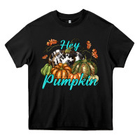 Black Hey Pumpkin Heavy Core Tee - texasbilliewilder