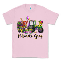Bubblegum Pink mardi gras tractor Classic Tee - CowGirlArtShop