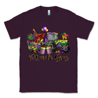Plum mardi gras tractor Classic Tee - CowGirlArtShop