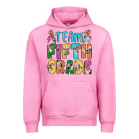 Fuchsia Pink team fifth grade Urban Hoodie - JahusDesignShop