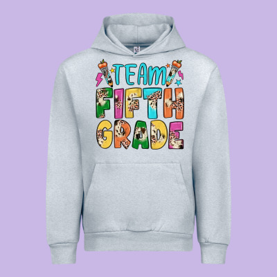 Team Fifth Grade Urban Hoodie Designed By Jahusdesignshop