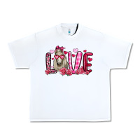 White valentines day love horse Urban Heavy Tee - OliviaCreatesArt
