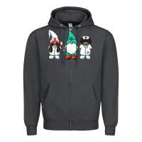 Smoke african american nurse gnomies medical gnomies Zipper Hoodie - BarkalooDesign