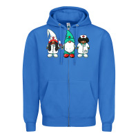 True Royal african american nurse gnomies medical gnomies Zipper Hoodie - BarkalooDesign