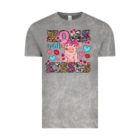 Cloud Rock hogs and kisses pig  olivia Vintage Tee - OliviaCreatesArt