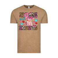 Hogs And Kisses Pig  Olivia Vintage Tee | Teevron