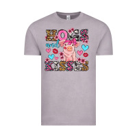 Vintage Zinc hogs and kisses pig  olivia Vintage Tee - OliviaCreatesArt