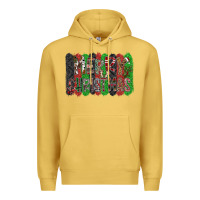 Antique Gold Merry Christmas Premium Hoodie - CowhideDigitalArt