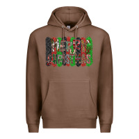 Chestnut Merry Christmas Premium Hoodie - CowhideDigitalArt