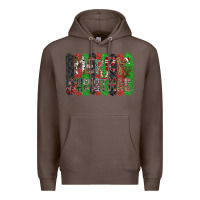 Coffee Merry Christmas Premium Hoodie - CowhideDigitalArt