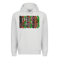 Dove Grey Merry Christmas Premium Hoodie - CowhideDigitalArt