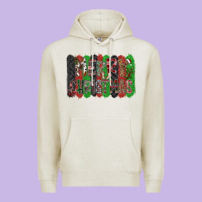 Merry Christmas Premium Hoodie Designed By Cowhidedigitalart