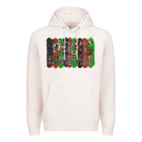 Pale Pink Merry Christmas Premium Hoodie - CowhideDigitalArt