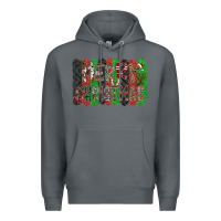Rock Merry Christmas Premium Hoodie - CowhideDigitalArt
