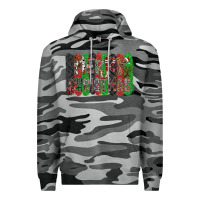 Slate Camo Merry Christmas Premium Hoodie - CowhideDigitalArt