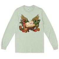 Matcha joy christmas with baby jesus bbs Long Sleeve Tee - BundleAndBundleShop
