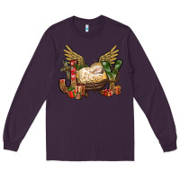 Plum joy christmas with baby jesus bbs Long Sleeve Tee - BundleAndBundleShop