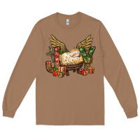 Toasted Coconut joy christmas with baby jesus bbs Long Sleeve Tee - BundleAndBundleShop