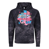 Cloud Black Happy Memorial Day Vintage Hoodie - FaDigitalArtStudio