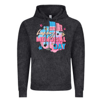 Vintage Black Happy Memorial Day Vintage Hoodie - FaDigitalArtStudio