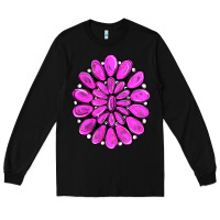 Black pink gemstone Long Sleeve Tee - RanaPortraitStore