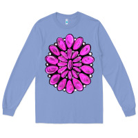 Colony Blue pink gemstone Long Sleeve Tee - RanaPortraitStore