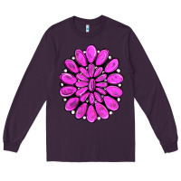 Plum pink gemstone Long Sleeve Tee - RanaPortraitStore