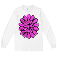 White pink gemstone Long Sleeve Tee - RanaPortraitStore