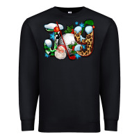 Black joy with golf and santas Premium Sweatshirt - AdoDesignShop