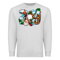 Dove Grey joy with golf and santas Premium Sweatshirt - AdoDesignShop