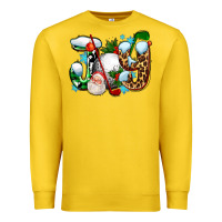 Lemon joy with golf and santas Premium Sweatshirt - AdoDesignShop