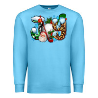 Ocean Blue joy with golf and santas Premium Sweatshirt - AdoDesignShop