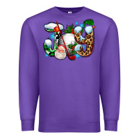 Purple joy with golf and santas Premium Sweatshirt - AdoDesignShop