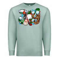 Seafoam joy with golf and santas Premium Sweatshirt - AdoDesignShop